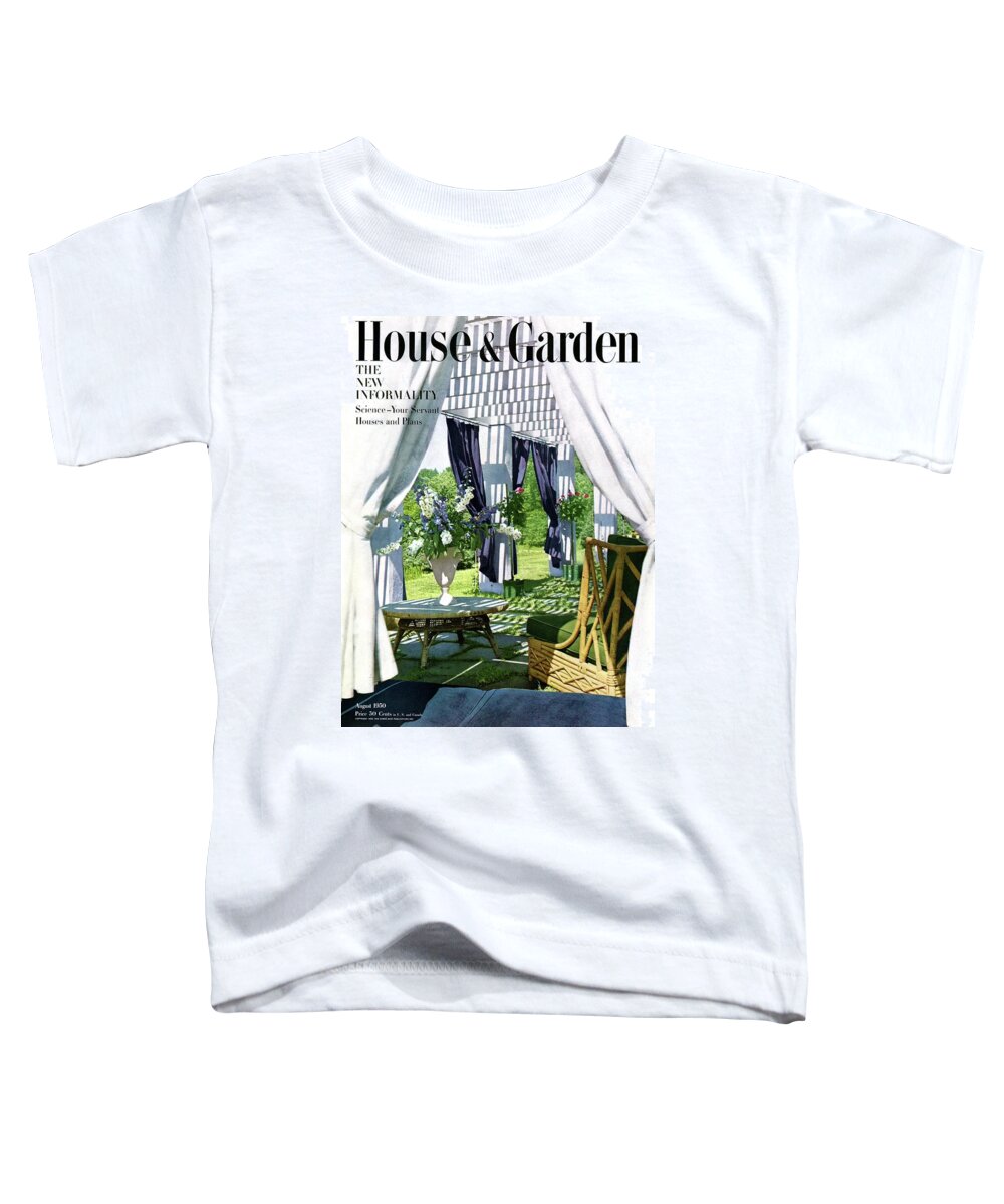 House And Garden Toddler T-Shirt featuring the photograph The Horsts Garden by Horst P. Horst