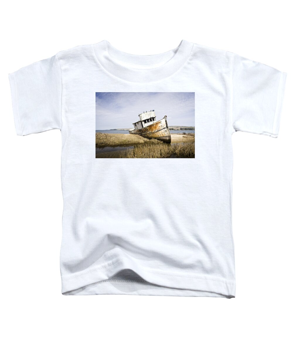 Boat Toddler T-Shirt featuring the photograph The Point Reyes by Priya Ghose