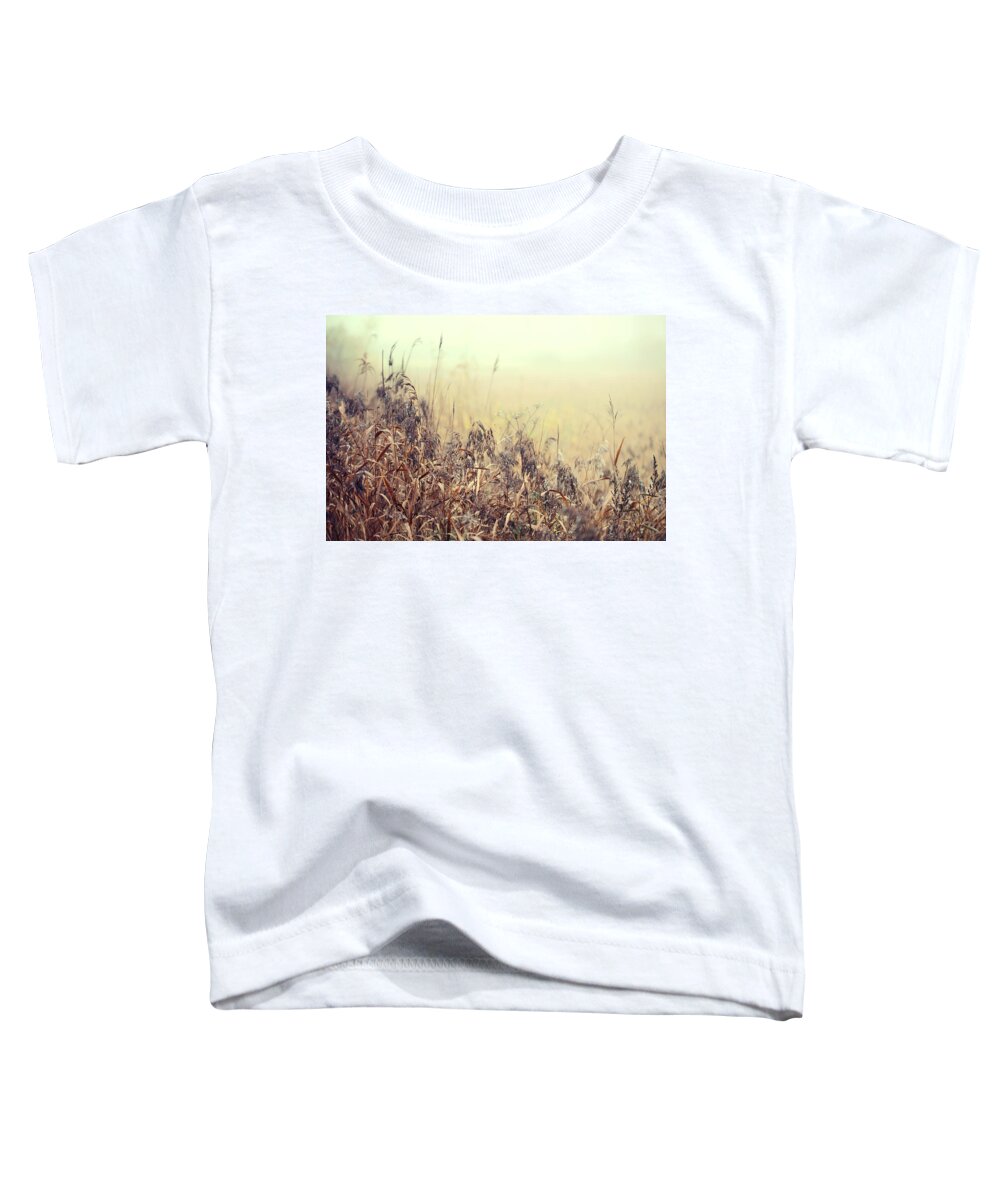 Grass Toddler T-Shirt featuring the photograph The Song of Autumnal Grass by Jenny Rainbow