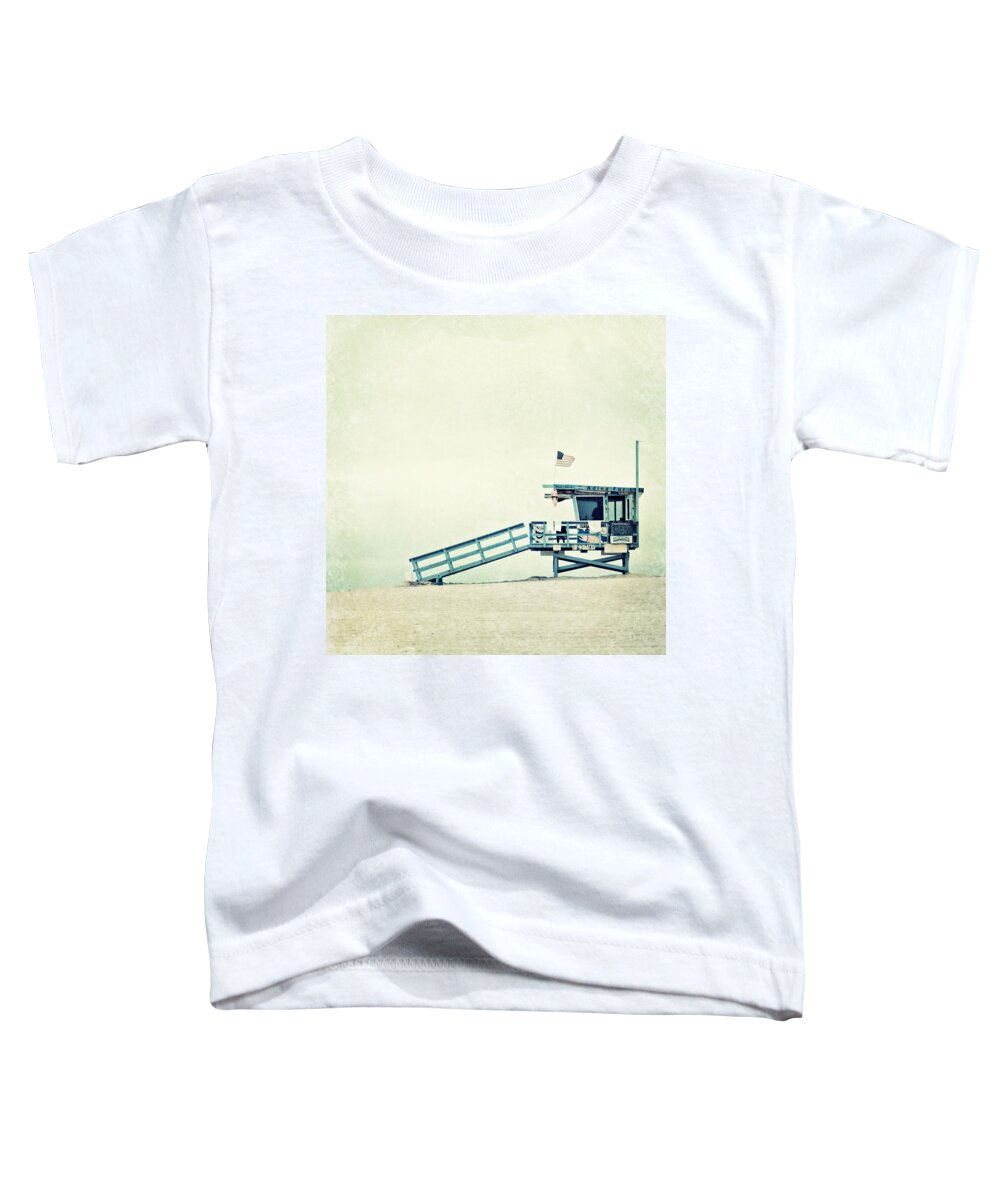 Lifeguard Tower Toddler T-Shirt featuring the photograph The Tower by Melanie Alexandra Price