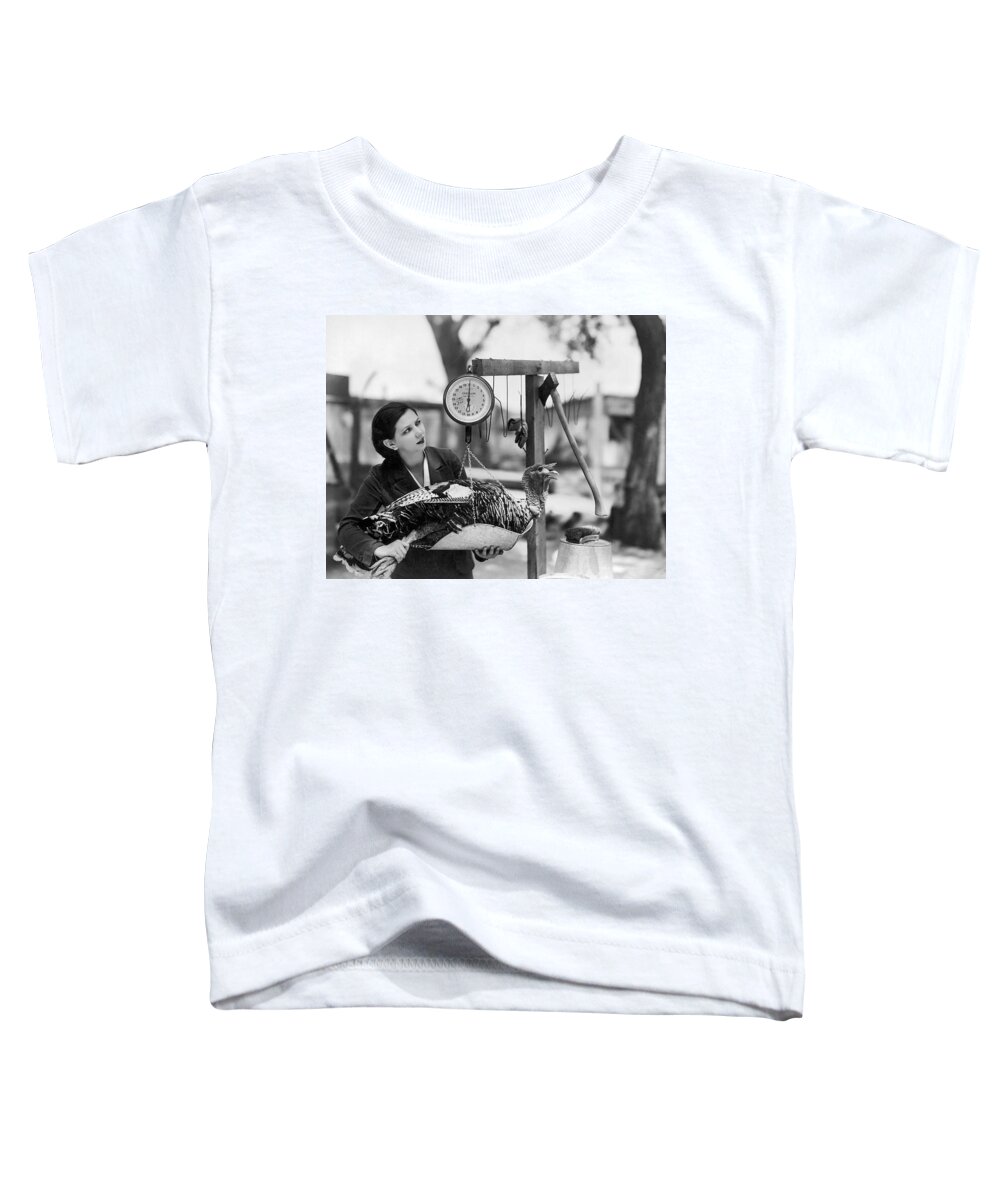 1935 Toddler T-Shirt featuring the photograph Turkey Day Coming Up by Stax