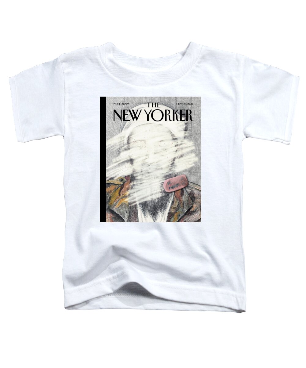 Osama Toddler T-Shirt featuring the painting Rubbed Out by Gurbuz Dogan Eksioglu