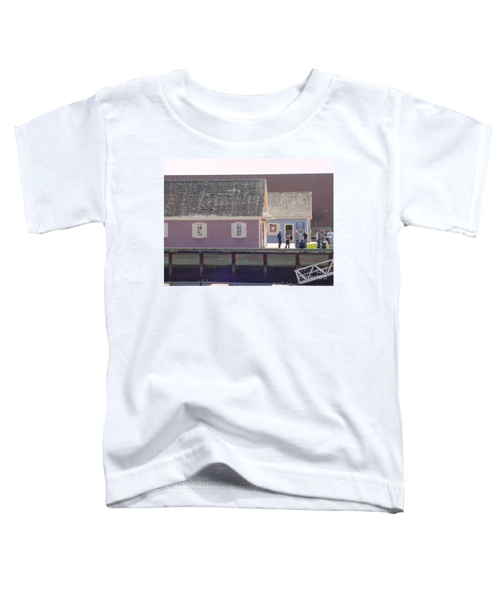 Charlottetown Toddler T-Shirt featuring the photograph Waterfront Colors by Art MacKay