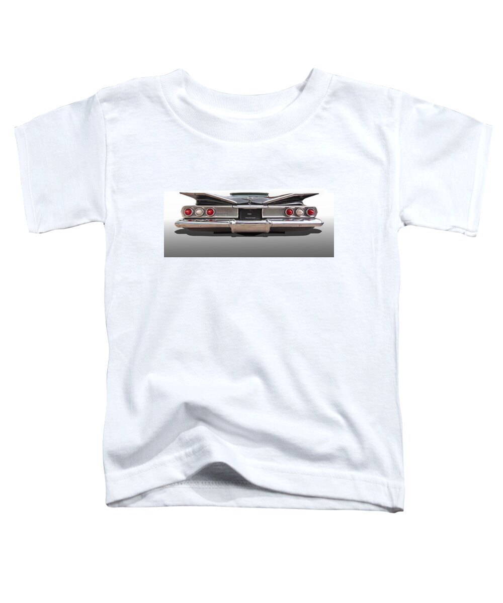 Chevrolet Impala Toddler T-Shirt featuring the photograph We Have Lift Off - 1960 Chevrolet Impala by Gill Billington