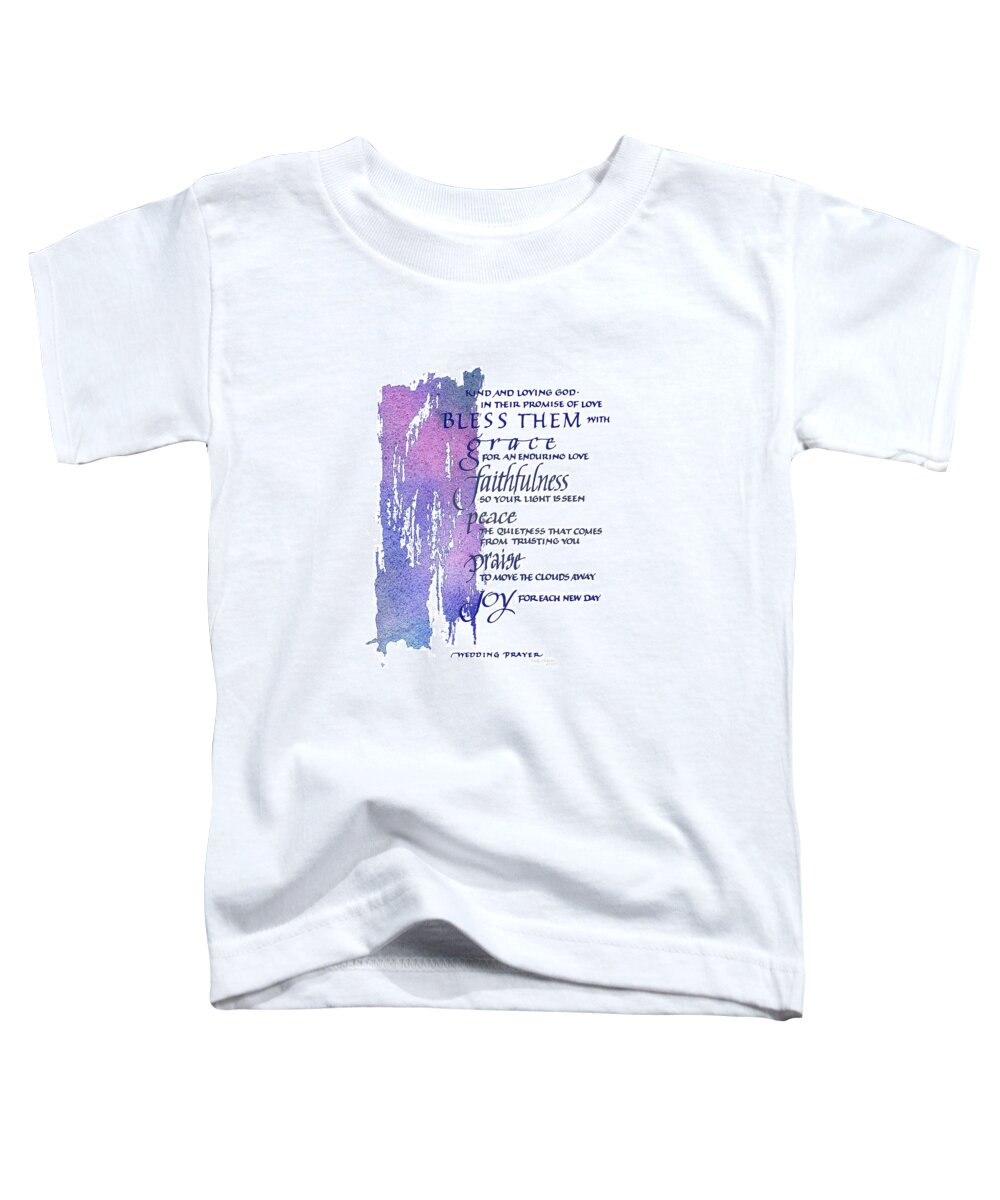 God Toddler T-Shirt featuring the painting Wedding Prayer B by Judy Dodds