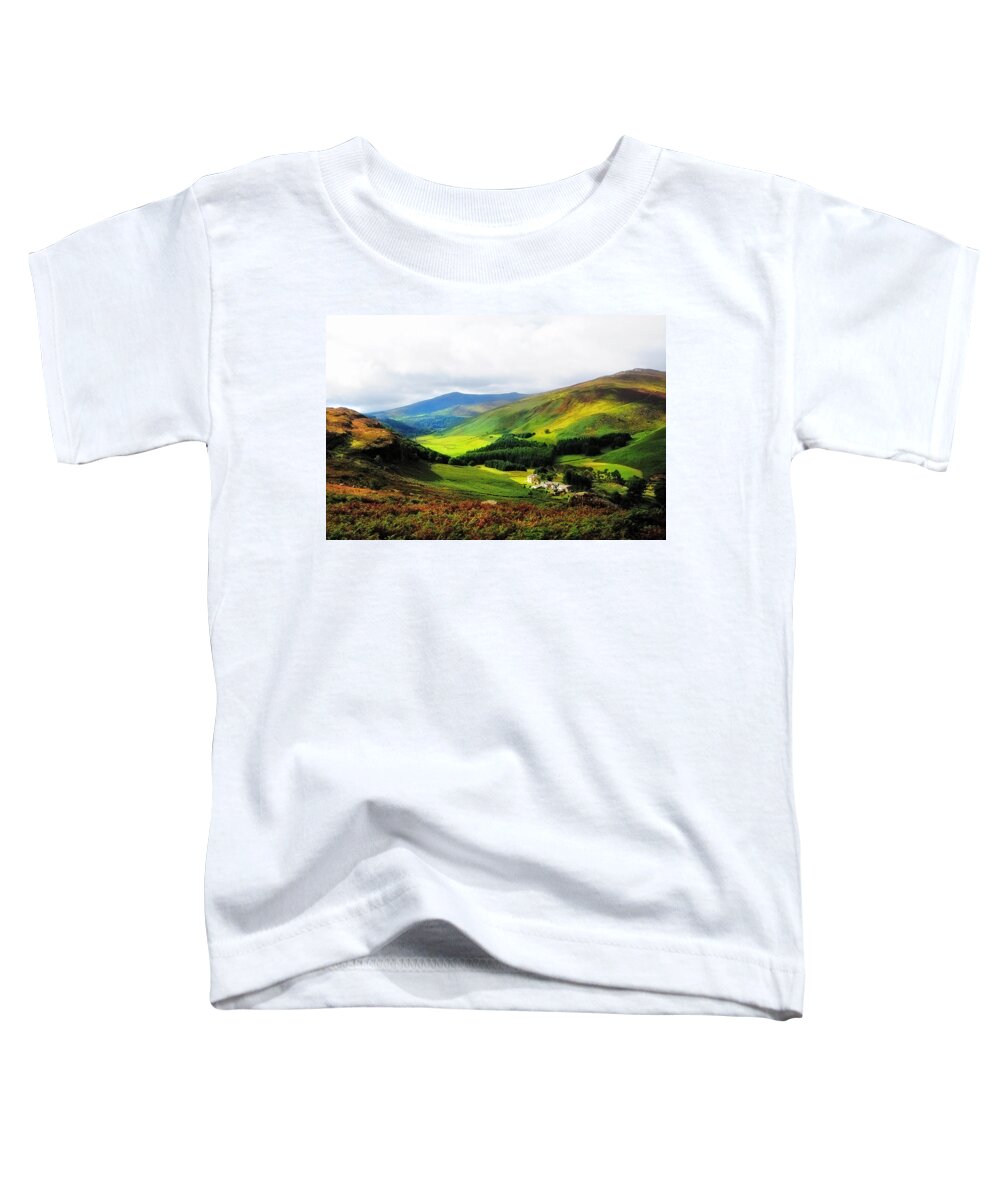 Ireland Toddler T-Shirt featuring the photograph Where is Soul Flying. Wicklow Mountains. Ireland by Jenny Rainbow