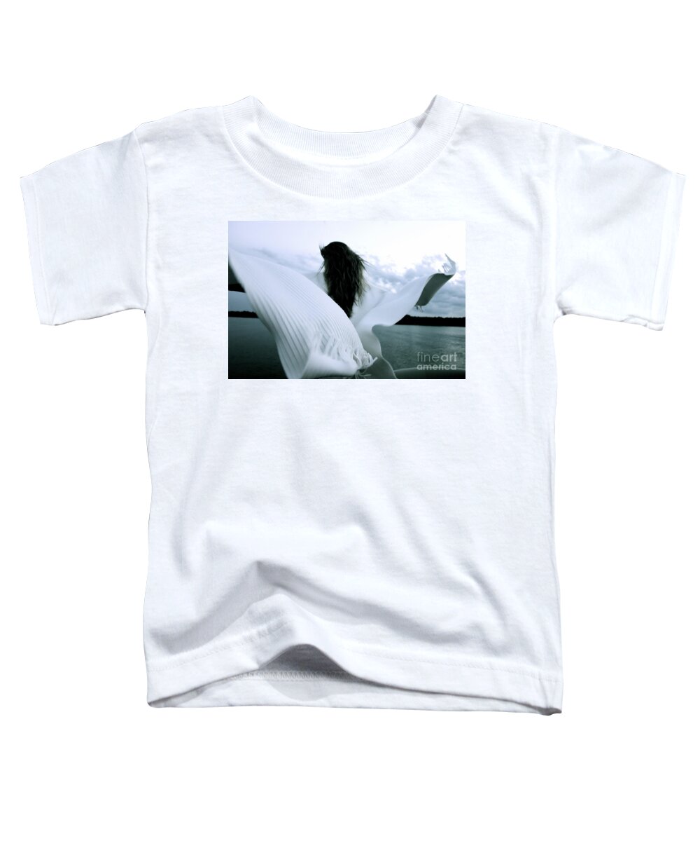 Angel Toddler T-Shirt featuring the photograph White Angel by Jacqueline Athmann