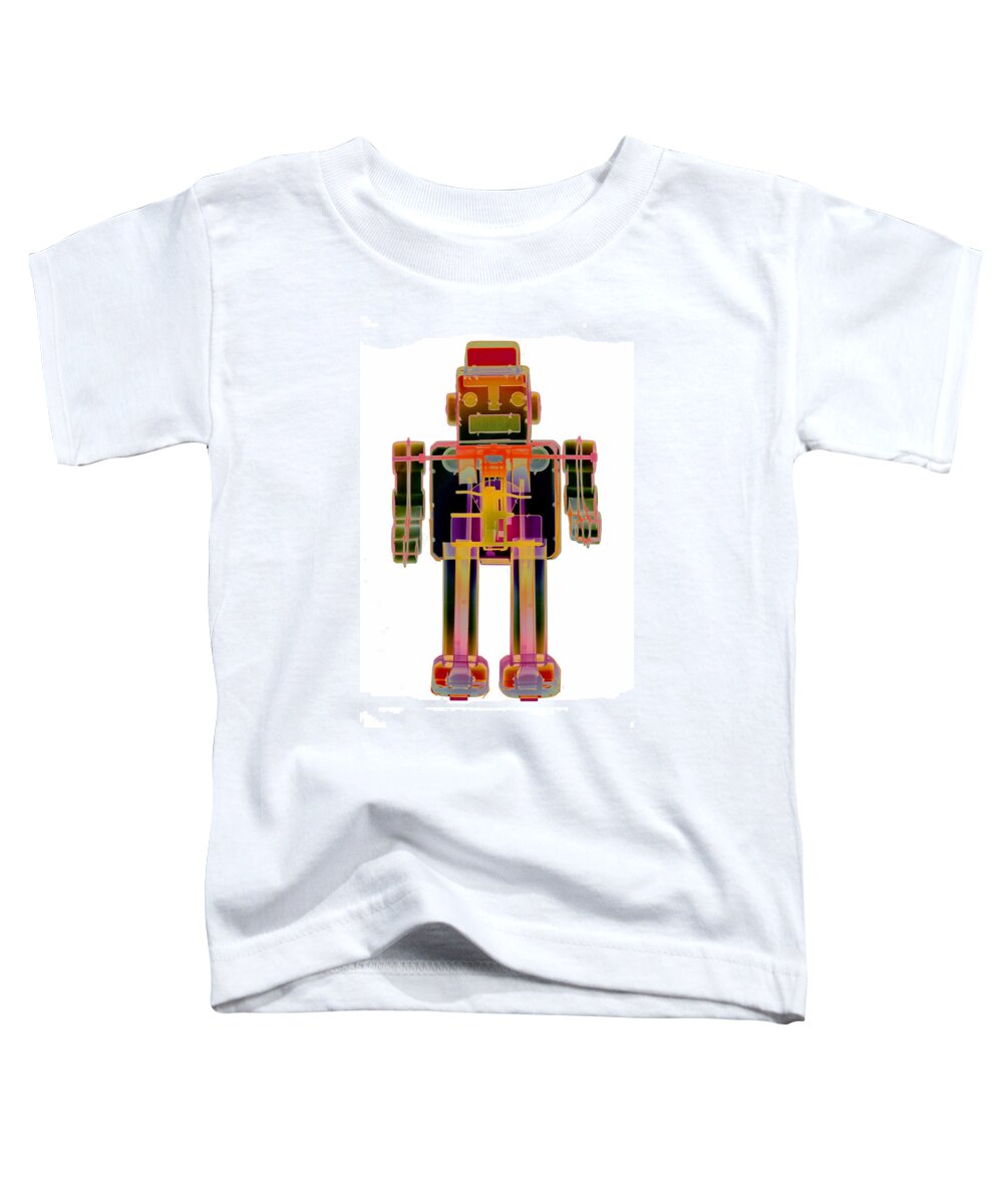 X-ray Art Toddler T-Shirt featuring the photograph X-ray Robot - 3N2O No. 7 by Roy Livingston