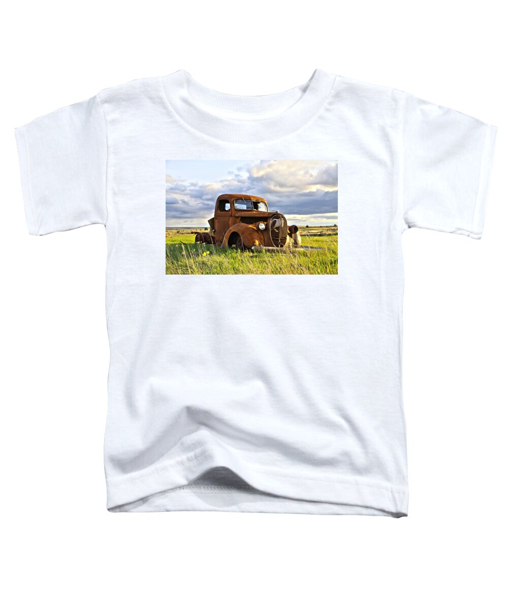 Ford Truck Toddler T-Shirt featuring the photograph 1938 Ford Pickup #2 by Steve McKinzie