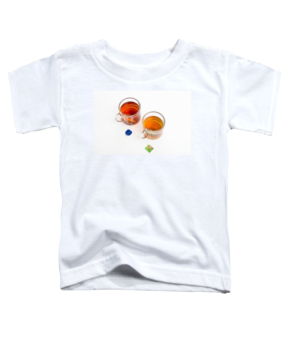 Beverage Toddler T-Shirt featuring the photograph Green And Black Tea #1 by Photo Researchers