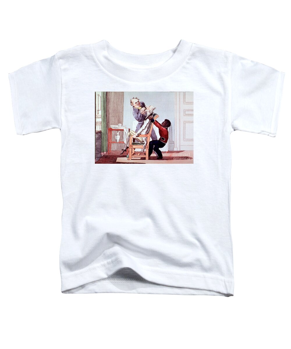 History Toddler T-Shirt featuring the photograph 19th Century Dentistry Tooth Extraction by Science Source