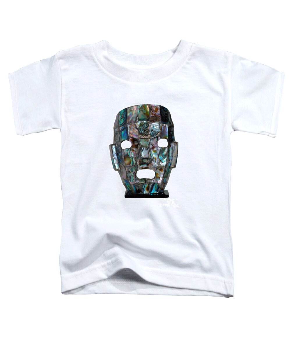 Travelpixpro Toddler T-Shirt featuring the photograph Abalone Mayan Mask by Shawn O'Brien
