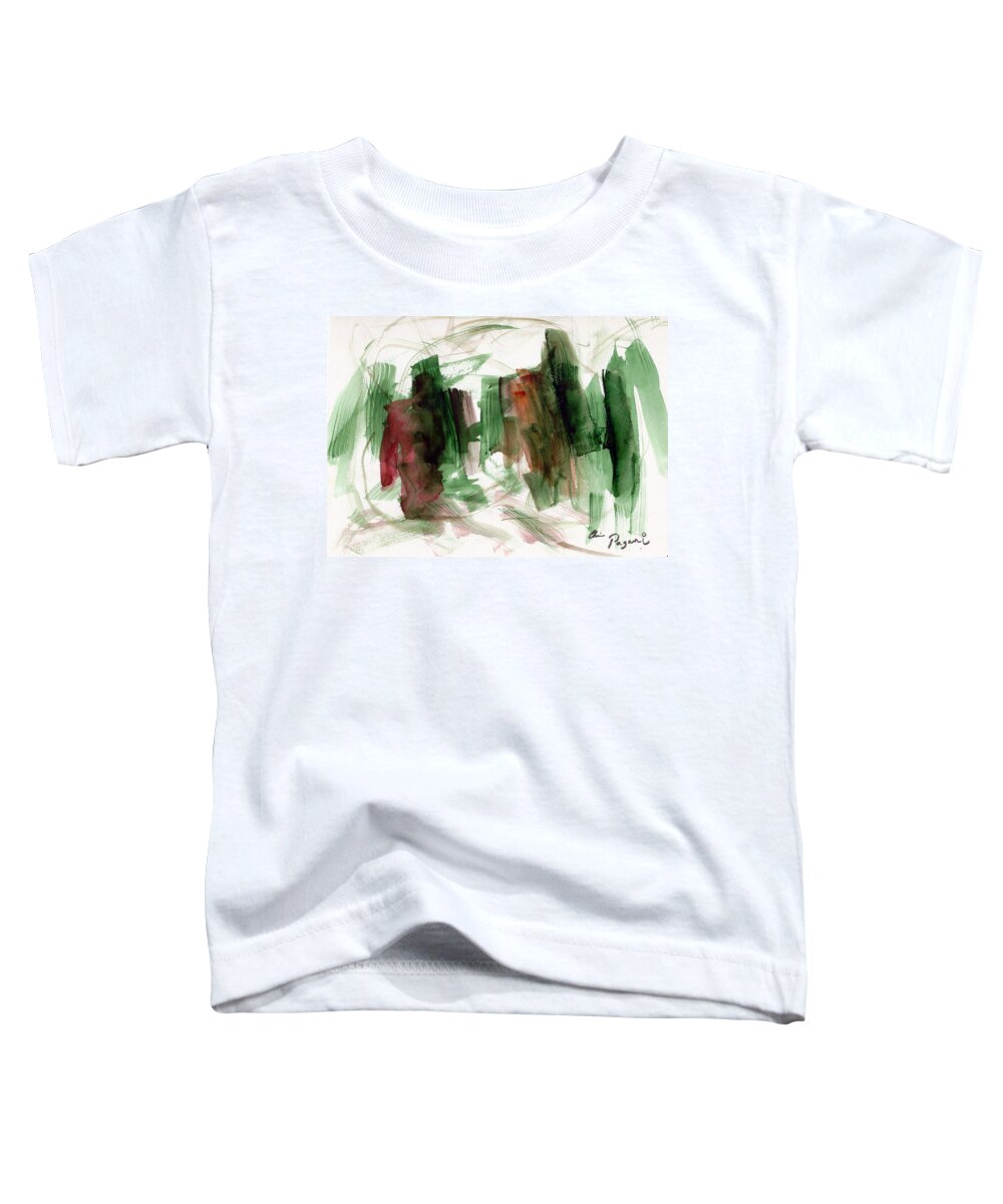 Abstract Toddler T-Shirt featuring the painting Abstract Watercolor 51 by Chriss Pagani
