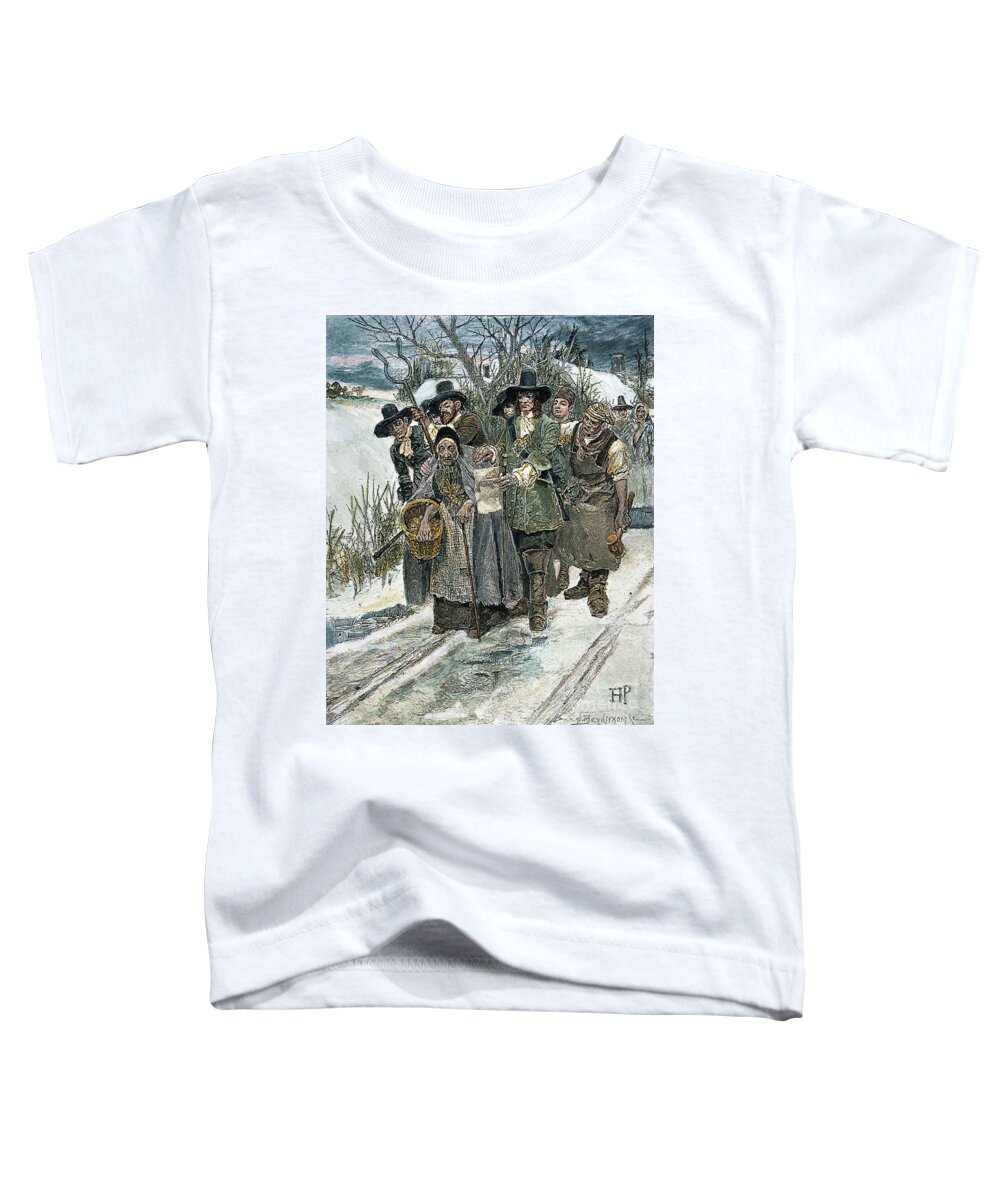1692 Toddler T-Shirt featuring the photograph Arresting A Witch by Granger