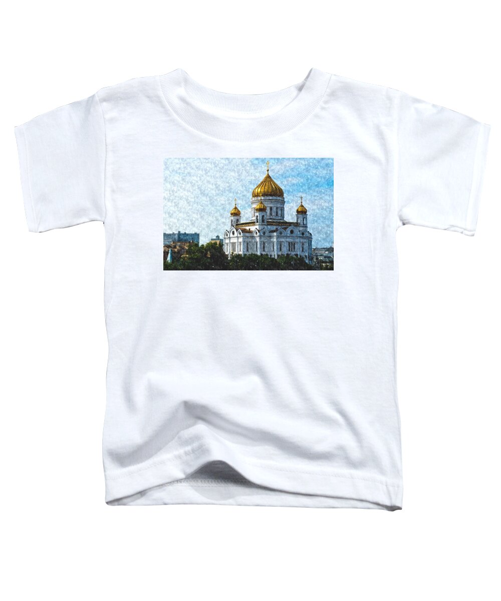 Ancient Toddler T-Shirt featuring the photograph Christ the Savior Cathedral by Michael Goyberg