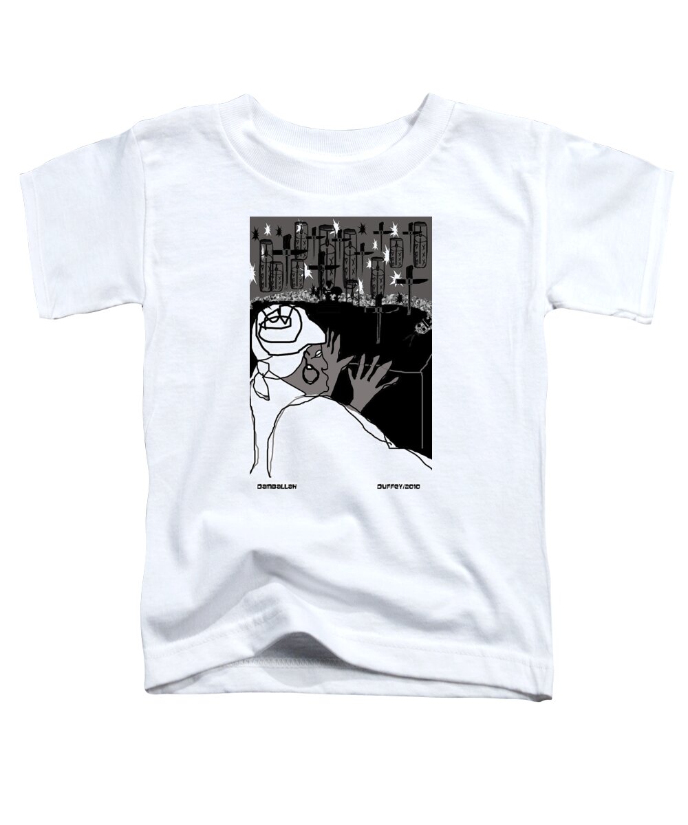 Digital Drawing Toddler T-Shirt featuring the photograph Damballah by Doug Duffey
