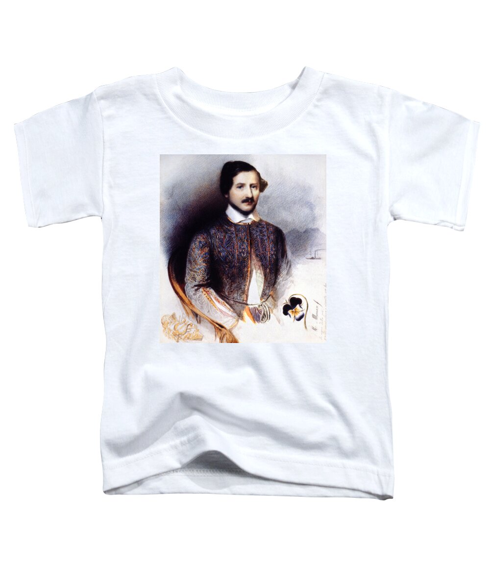 1844 Toddler T-Shirt featuring the painting Gaetano Donizetti by Granger