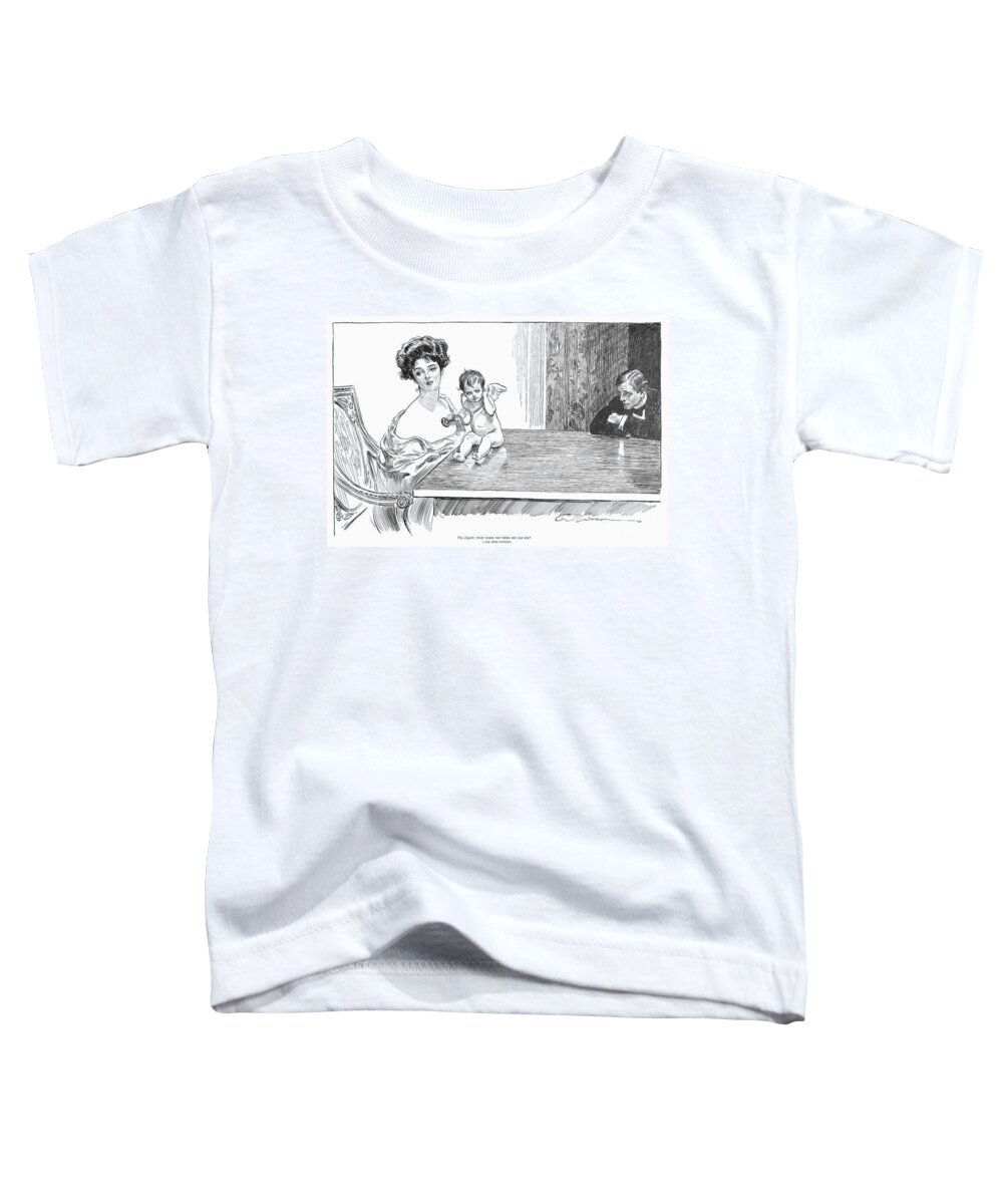 1901 Toddler T-Shirt featuring the photograph Gibson: Gibson Girl, 1901 by Granger