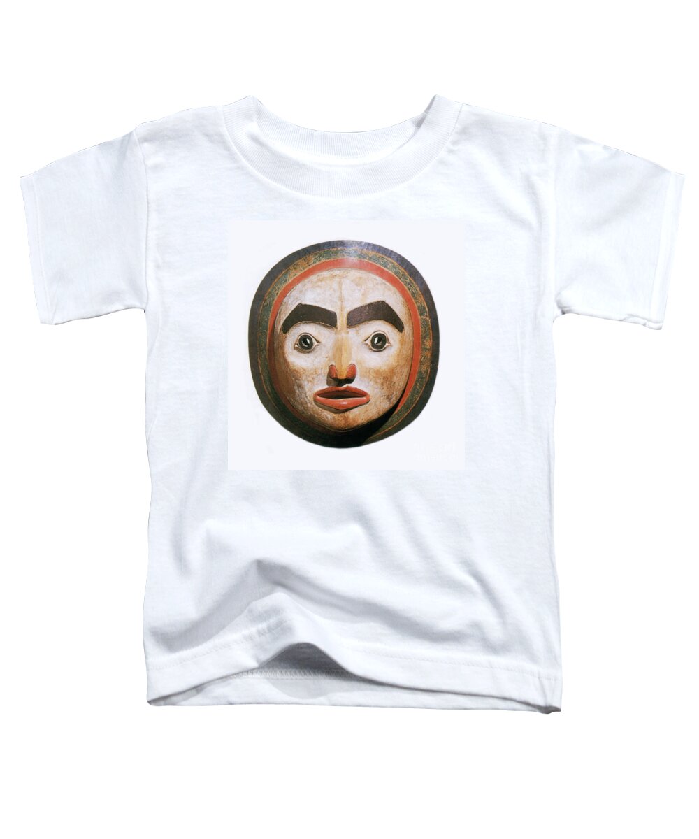 History Toddler T-Shirt featuring the photograph Haida Moon Mask by Photo Researchers