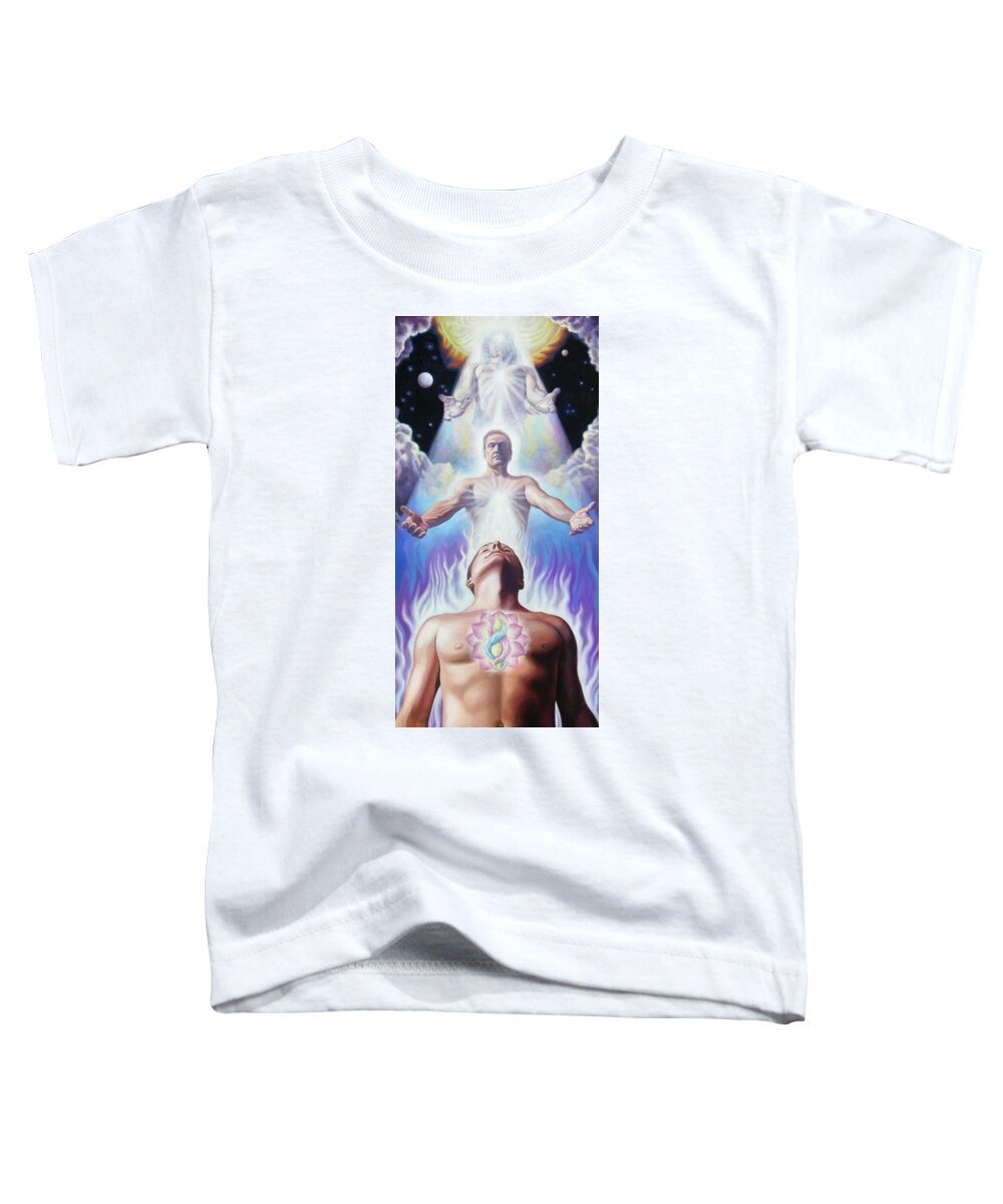 Angel Toddler T-Shirt featuring the painting Innerselfhood by Miguel Tio
