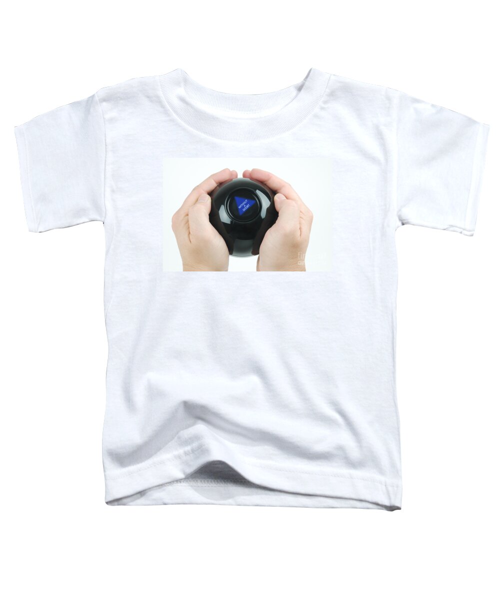 Magic Eight Ball Toddler T-Shirt featuring the photograph Magic Eight Ball, Without A Doubt by Photo Researchers, Inc.