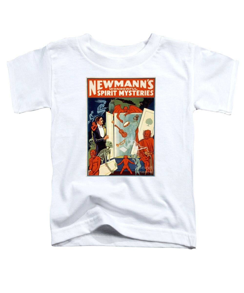1911 Toddler T-Shirt featuring the photograph MAGICIAN POSTER, c1911 by Granger
