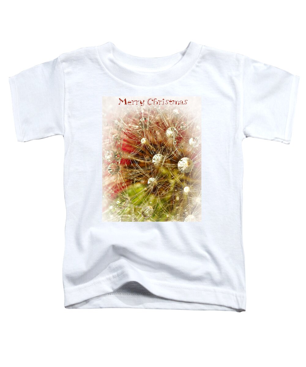 Photography Toddler T-Shirt featuring the photograph Merry Christmas by Kaye Menner