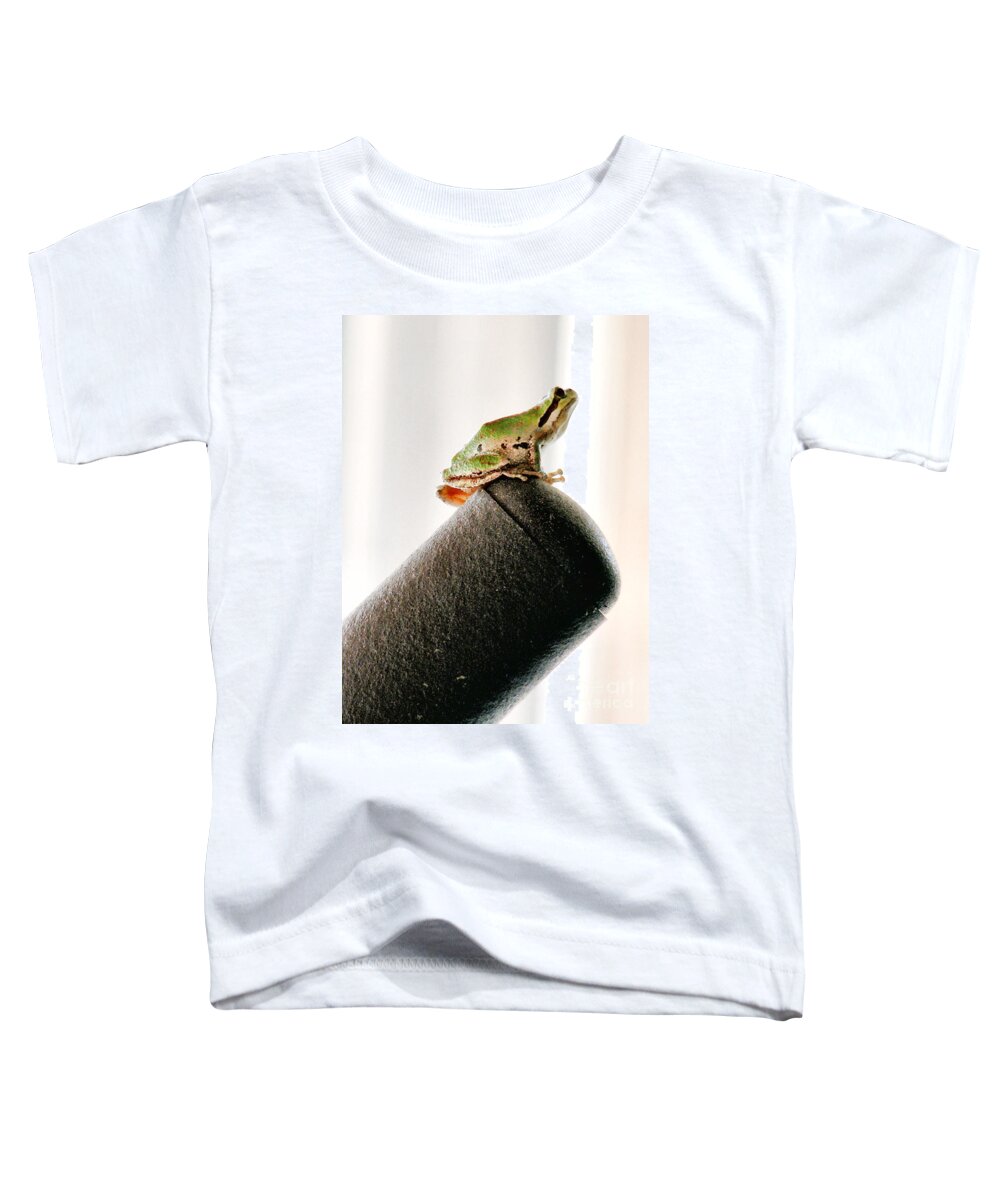 Frog Toddler T-Shirt featuring the photograph Now What? by Rory Siegel