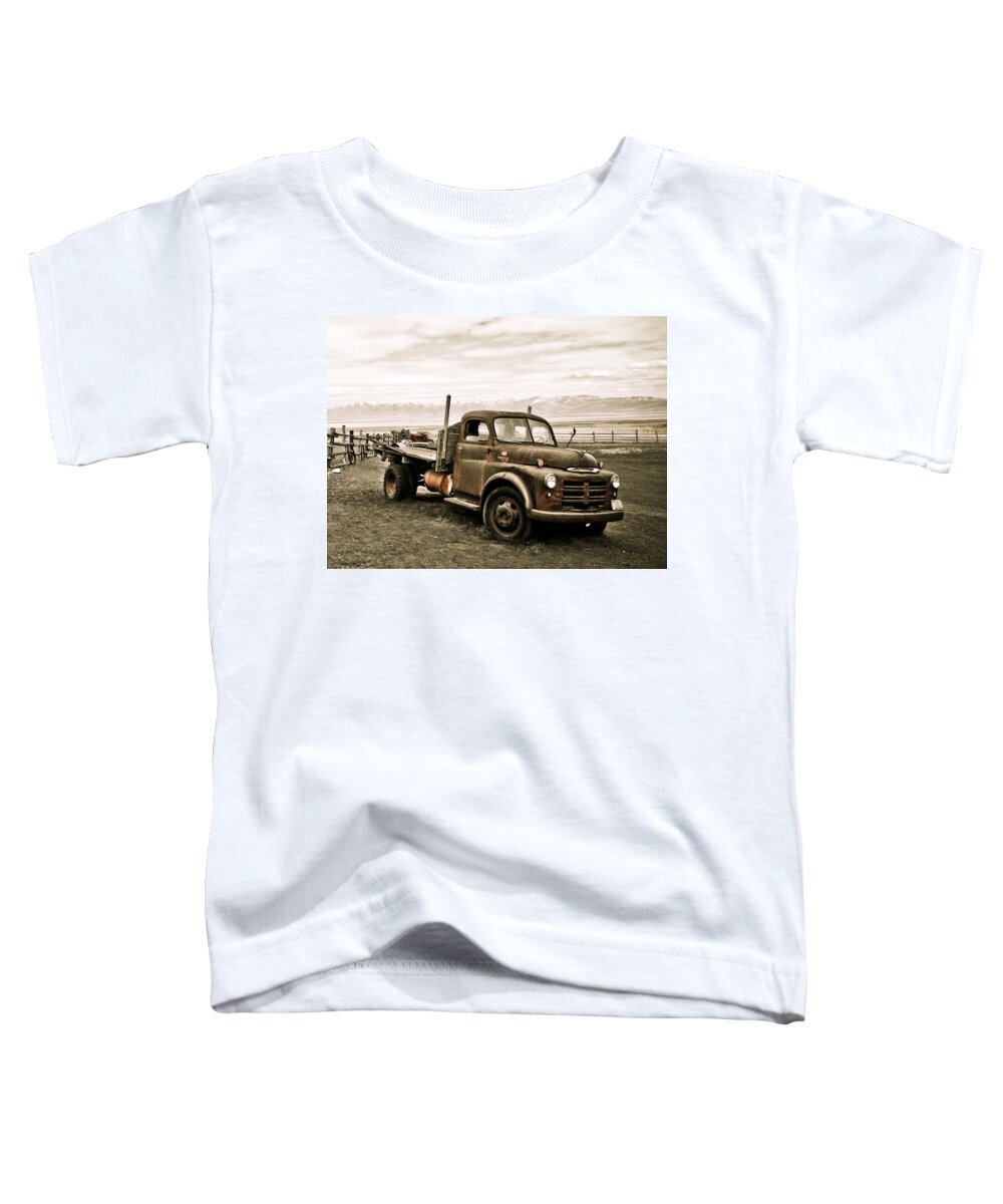 Utah Toddler T-Shirt featuring the photograph Old Timer 2 by Marilyn Hunt
