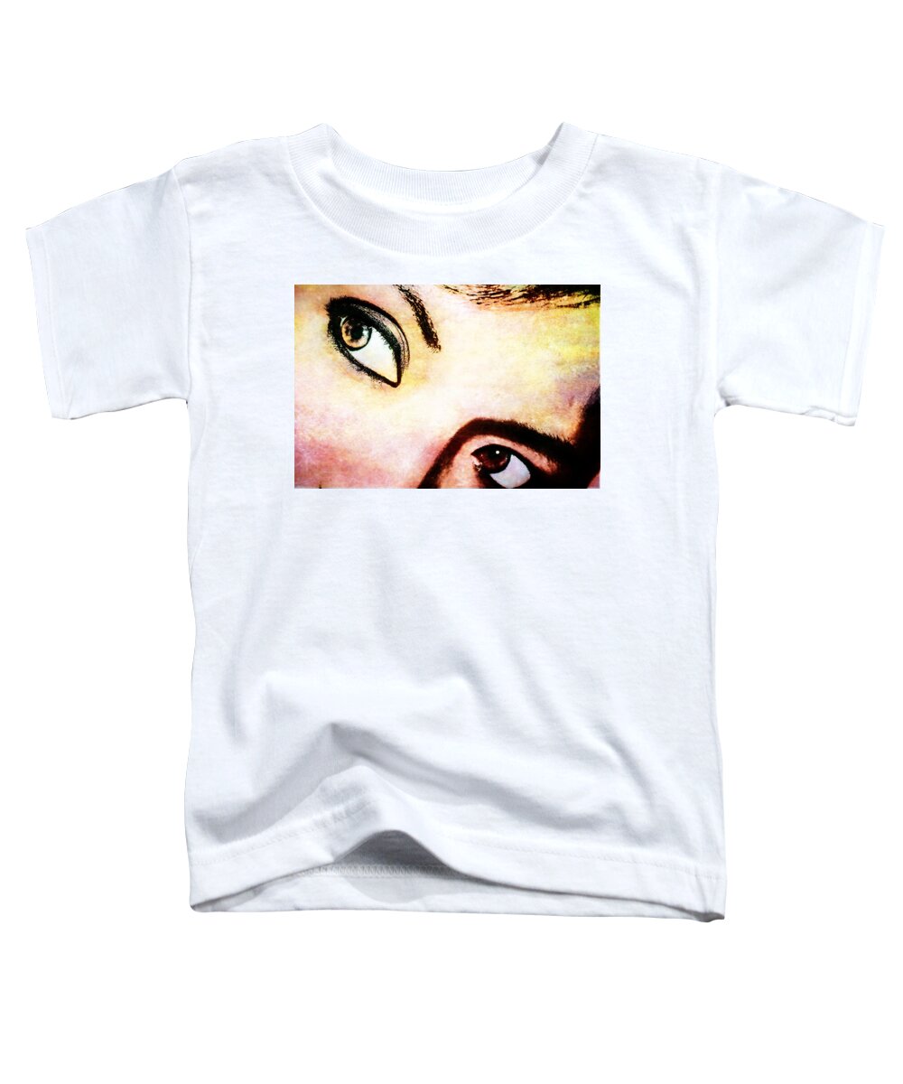 Eyes Toddler T-Shirt featuring the photograph Passionate Eyes by Ester McGuire