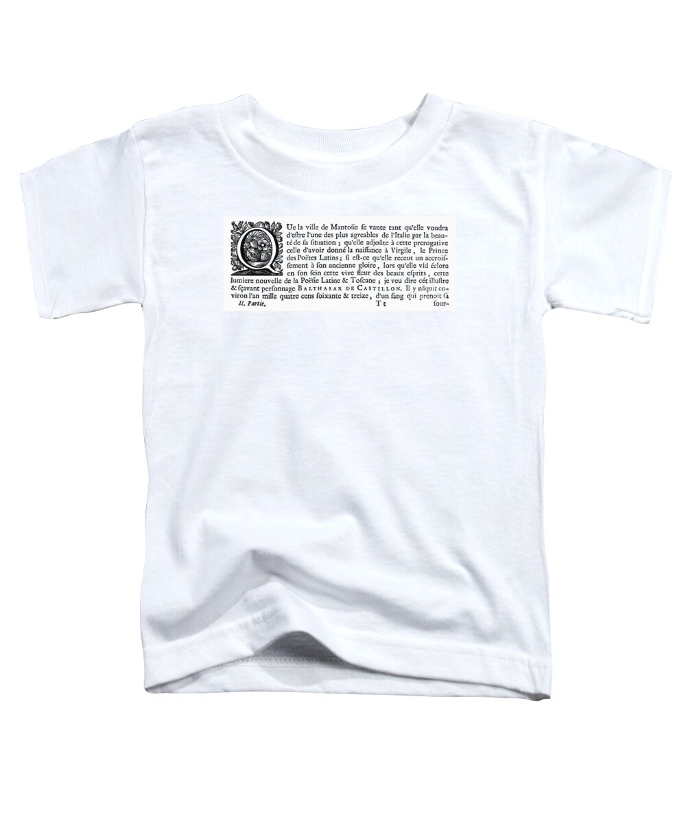 1500 Toddler T-Shirt featuring the photograph PRINTING INITIAL, c1500 by Granger