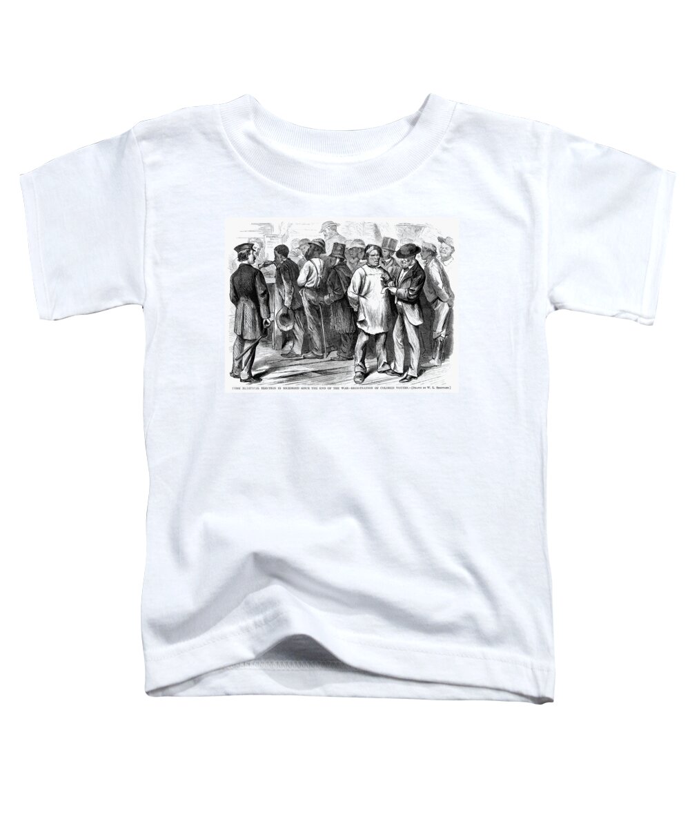 1870 Toddler T-Shirt featuring the photograph Reconstruction, 1870 by Granger