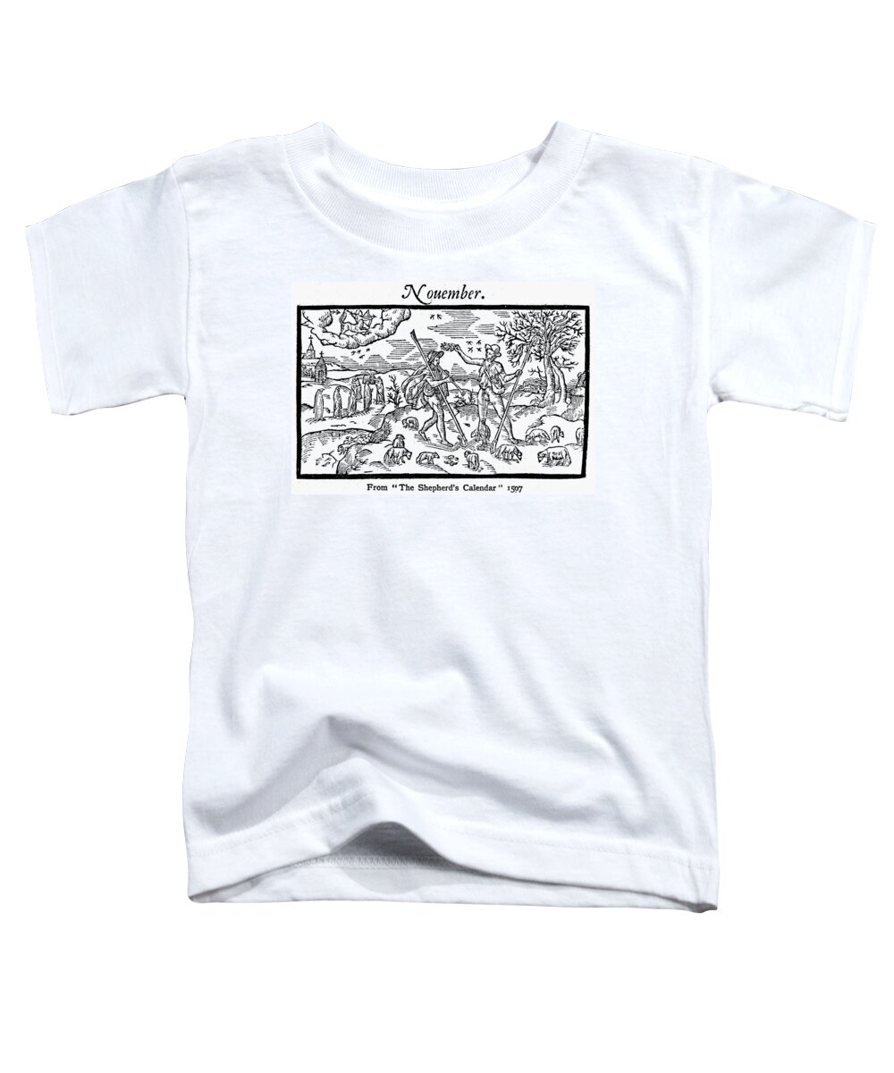 1597 Toddler T-Shirt featuring the photograph Shepherd, 1597 by Granger
