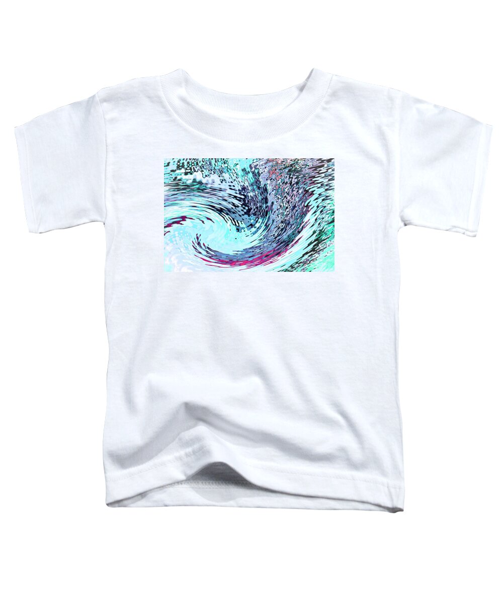 Digital Decor Toddler T-Shirt featuring the digital art Splash by Andrew Hewett
