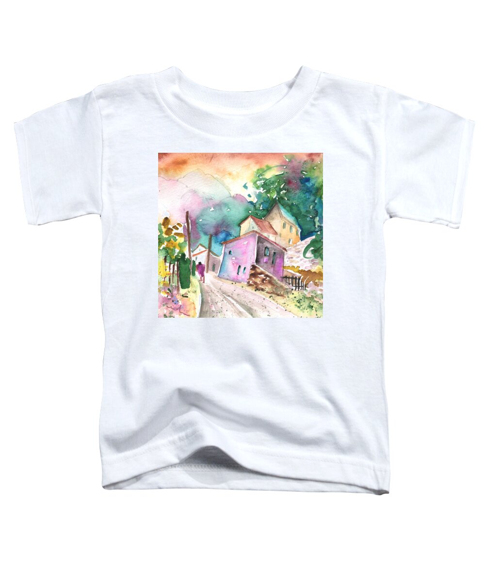 Travel Toddler T-Shirt featuring the painting Ussat 03 by Miki De Goodaboom