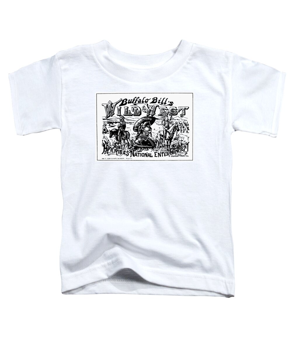 19th Century Toddler T-Shirt featuring the photograph W.f. Cody Poster by Granger