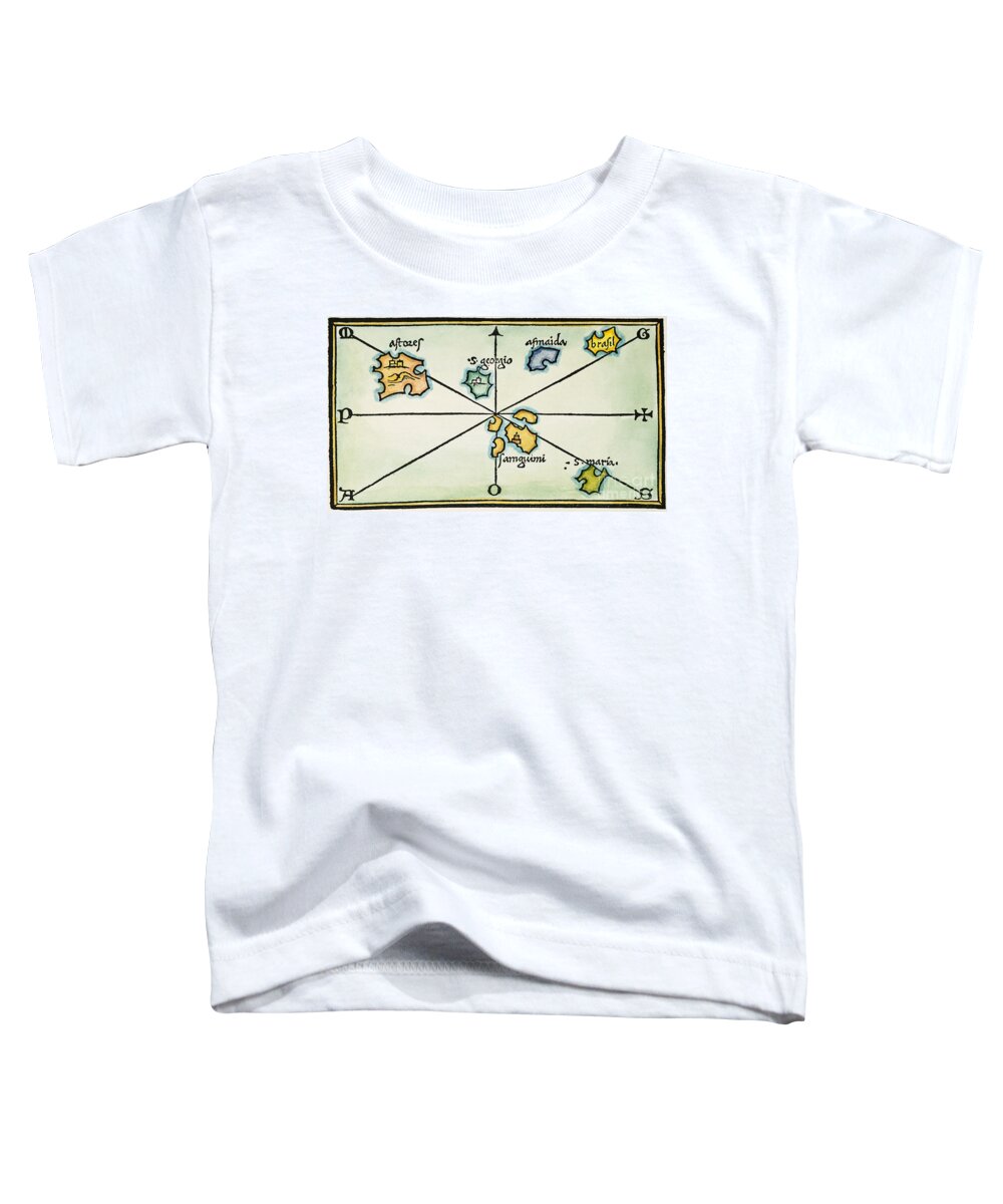 1528 Toddler T-Shirt featuring the painting Azores, 1528 #0007397 by Granger