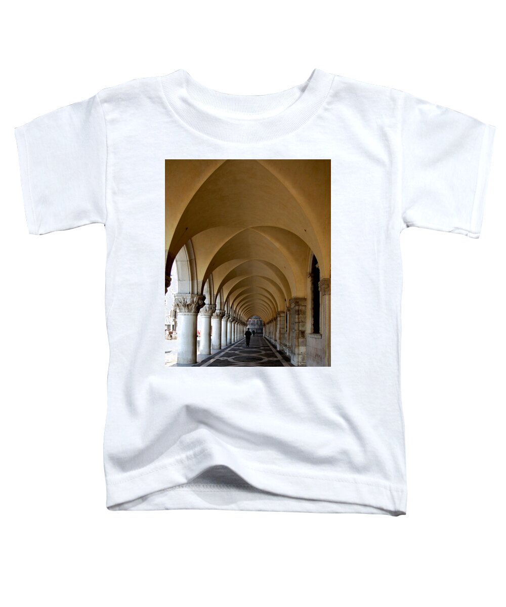 Venice Toddler T-Shirt featuring the photograph Arches #1 by Alberto Audisio