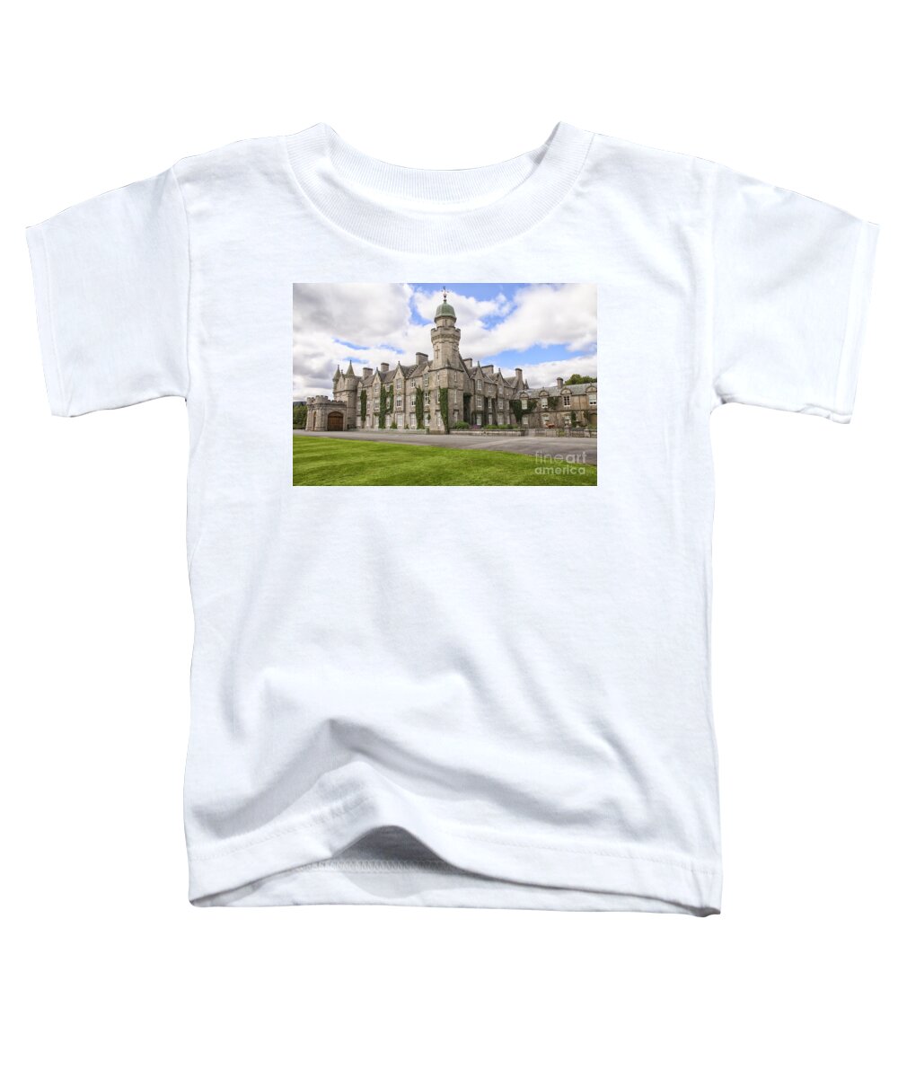 14th Toddler T-Shirt featuring the photograph Balmoral castle in the Highlands of Scotland by Patricia Hofmeester