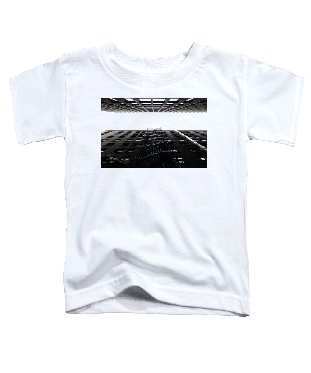 Urban Toddler T-Shirt featuring the photograph Escape #1 by Kreddible Trout