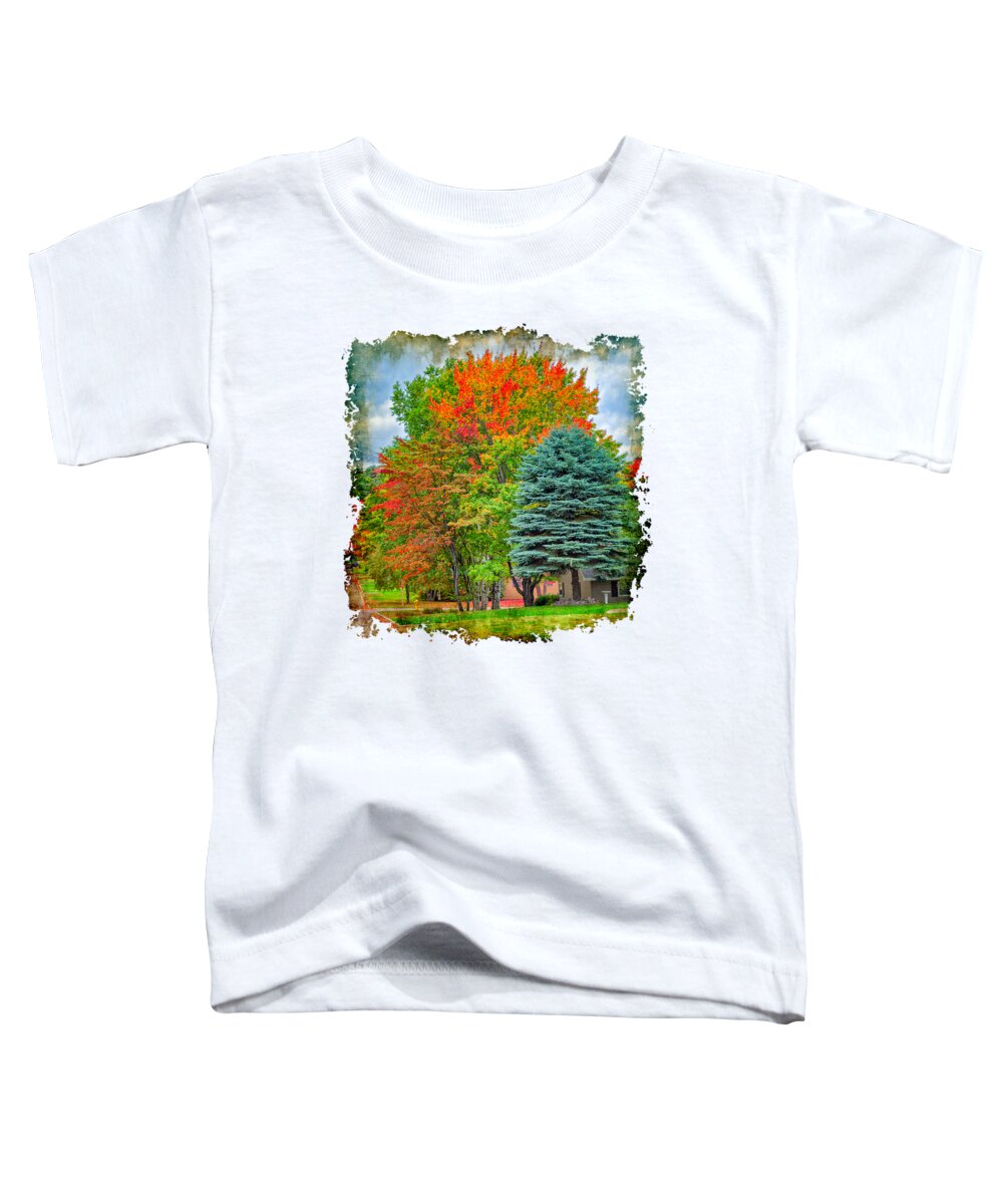 Community Toddler T-Shirt featuring the photograph Fall Colors by John M Bailey