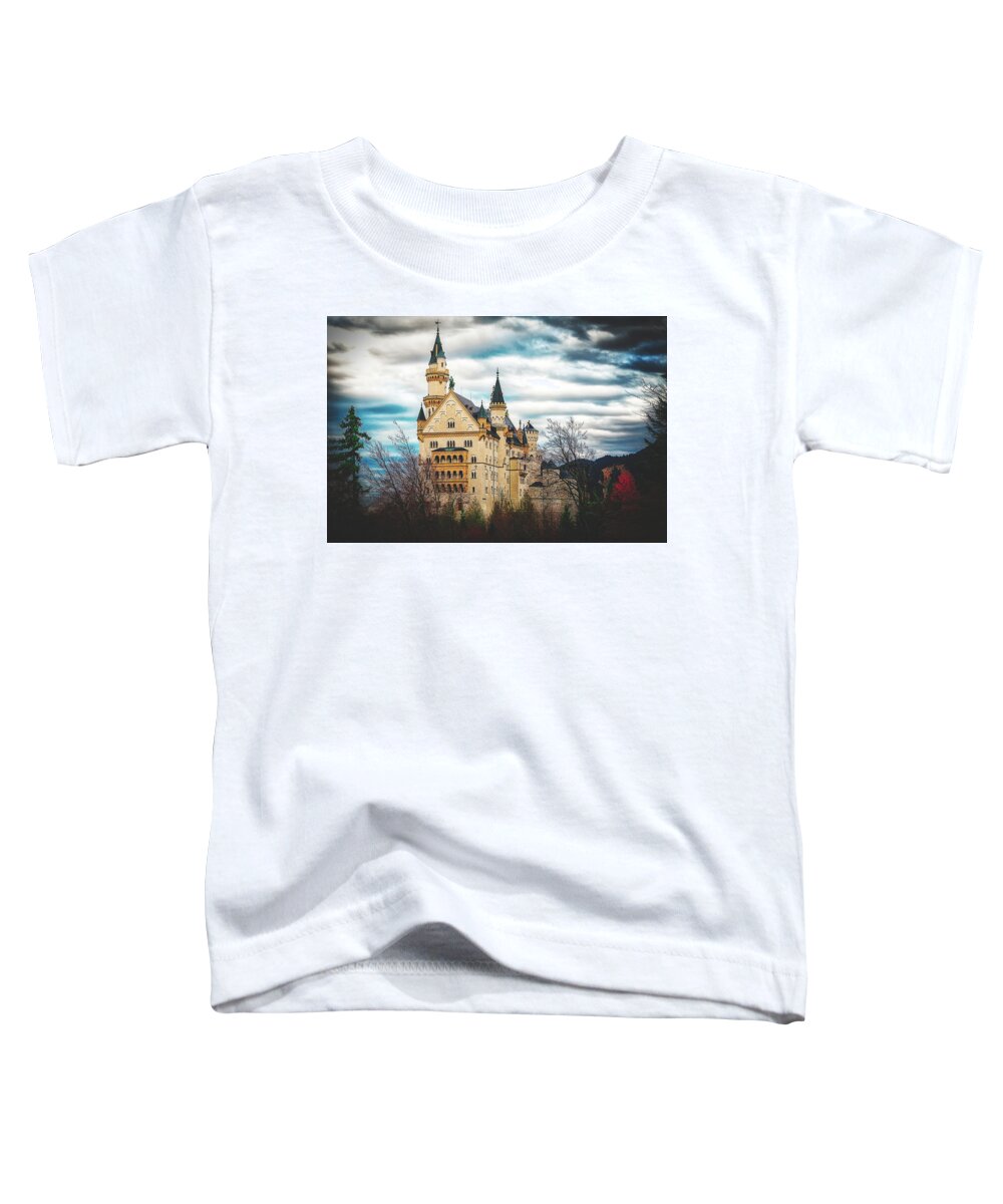 Nueschwanstein Toddler T-Shirt featuring the photograph Neuschwanstein Castle #1 by Mountain Dreams