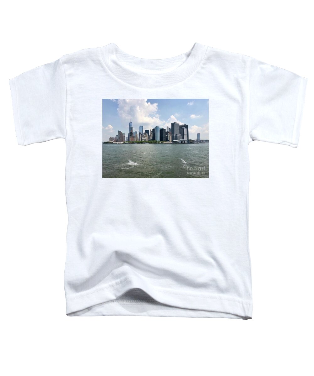 New York Skyline Toddler T-Shirt featuring the photograph New York Skyline #1 by Flavia Westerwelle