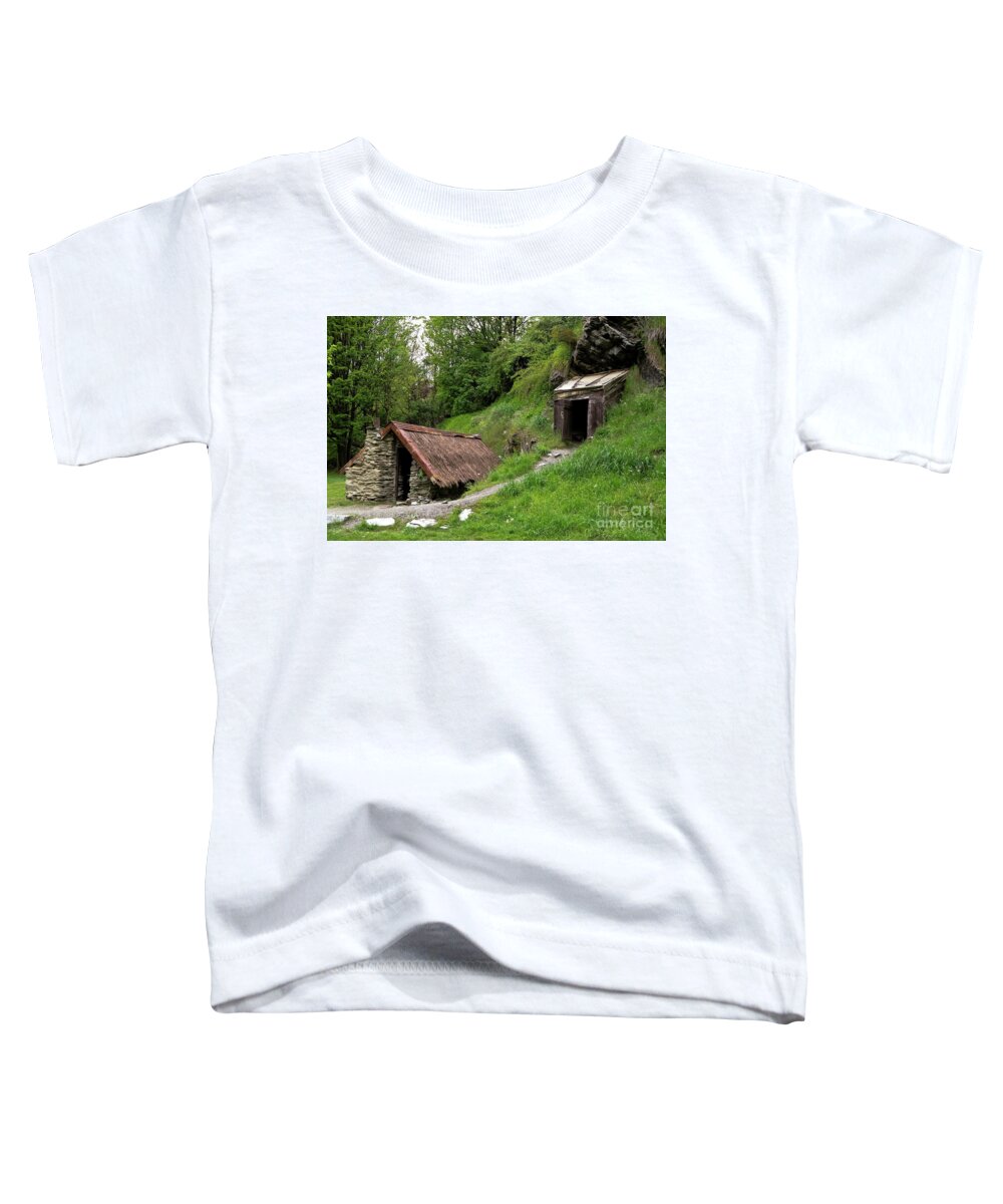 Queenstown Toddler T-Shirt featuring the photograph Old Hut #2 by Yurix Sardinelly