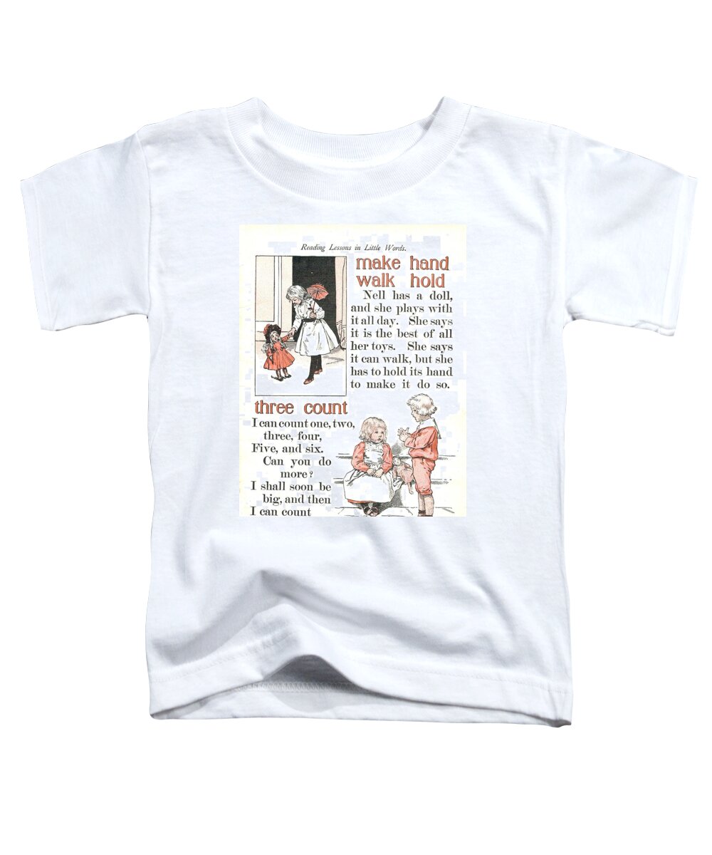 The Wurtherington Diary Toddler T-Shirt featuring the painting Patriot ABC Book Page Fourteen by Reynold Jay