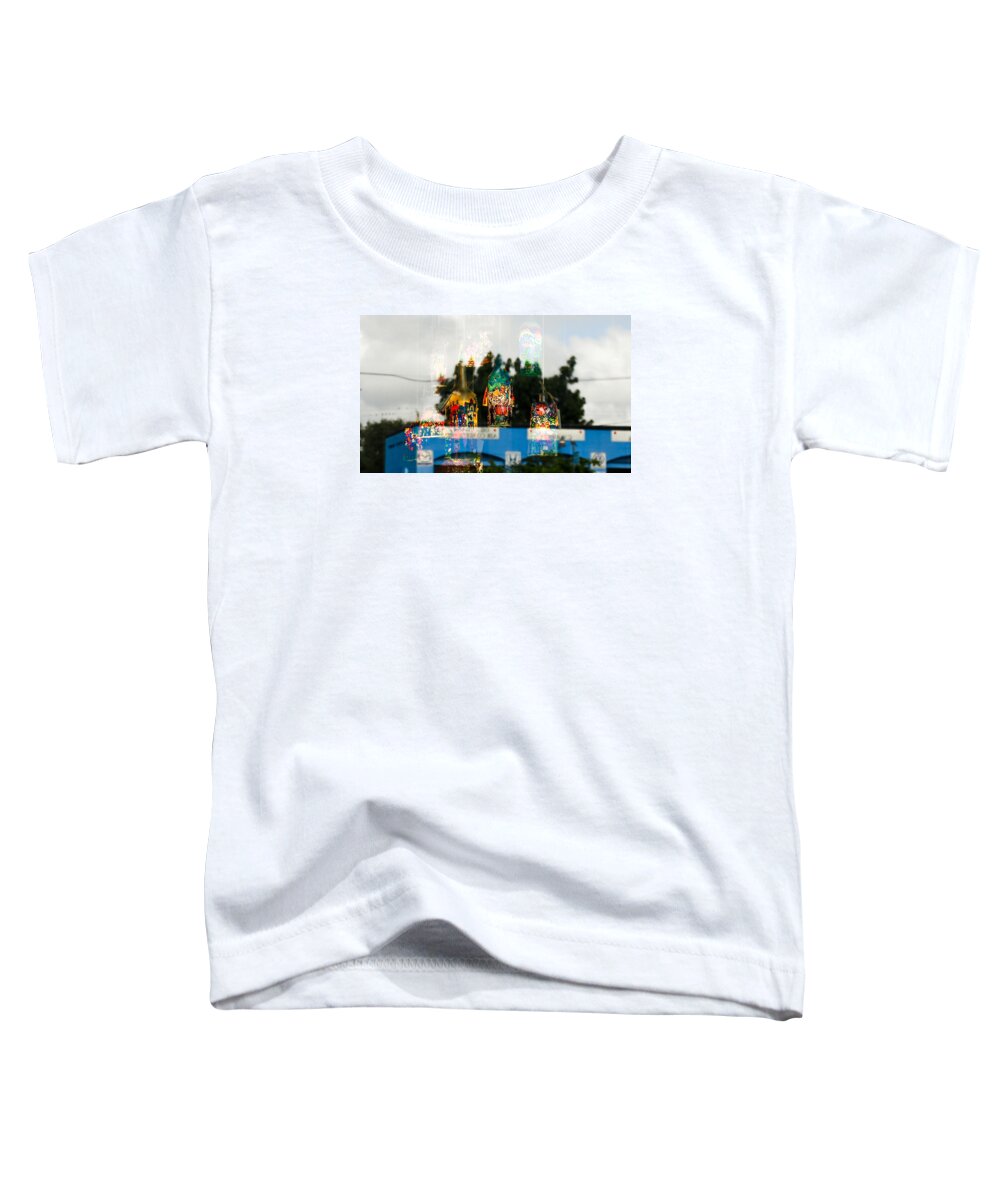 Reflection Toddler T-Shirt featuring the photograph Reflection Lights #1 by Dart Humeston