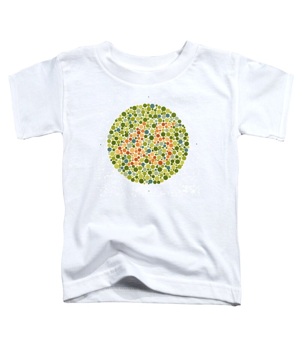 Color Toddler T-Shirt featuring the photograph Ishihara Color Blindness Test #10 by Wellcome Images