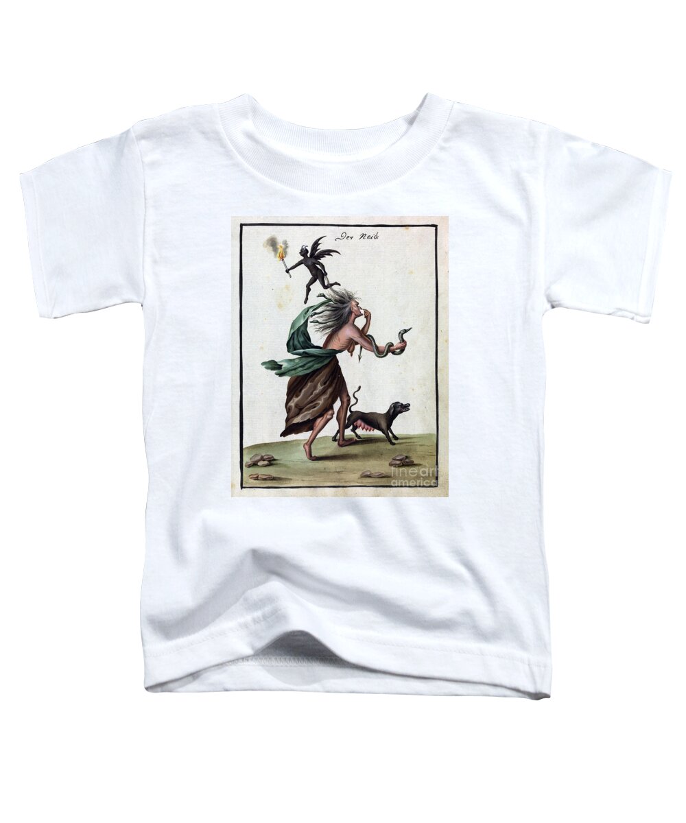 History Toddler T-Shirt featuring the photograph Demonology, 18th Century #11 by Wellcome Images