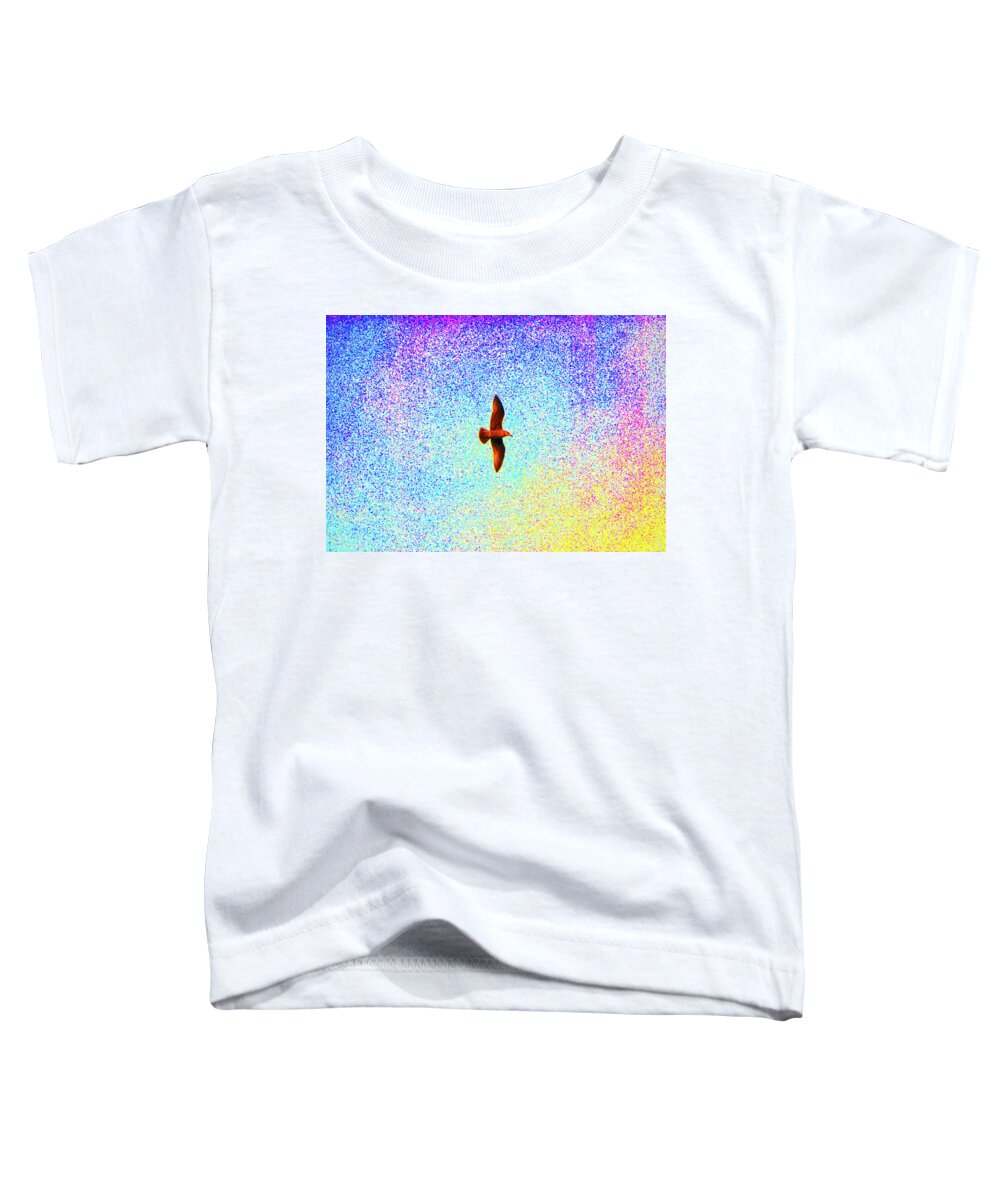 Seagull Toddler T-Shirt featuring the digital art 12- Gulliver's Travels by Joseph Keane