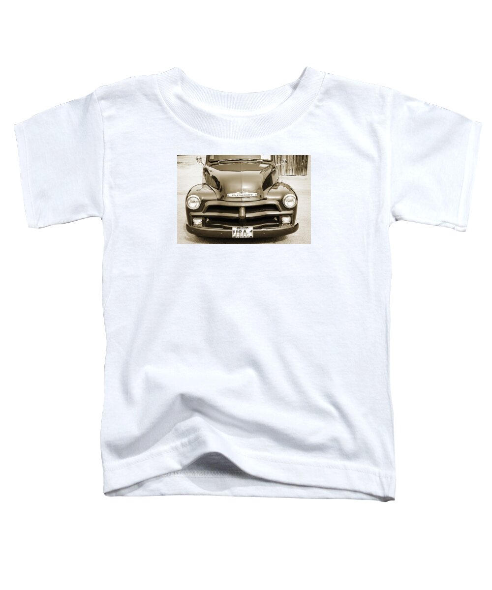 1954 Chevrolet Pickup Toddler T-Shirt featuring the photograph 1954 Chevrolet Pickup Classic Car Photograph 6739.01 by M K Miller